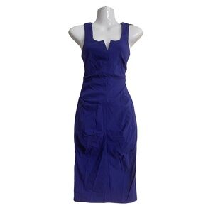 Le Chateau royal blue XXS Beautifully Ruched Dress